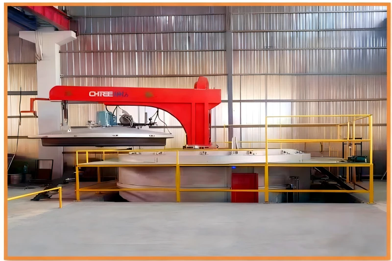 Vertical Vacuum Annealing Furnace for Wire Drawing Dies Vertical Vacuum Annealing Furnace for Wire Drawing Dies